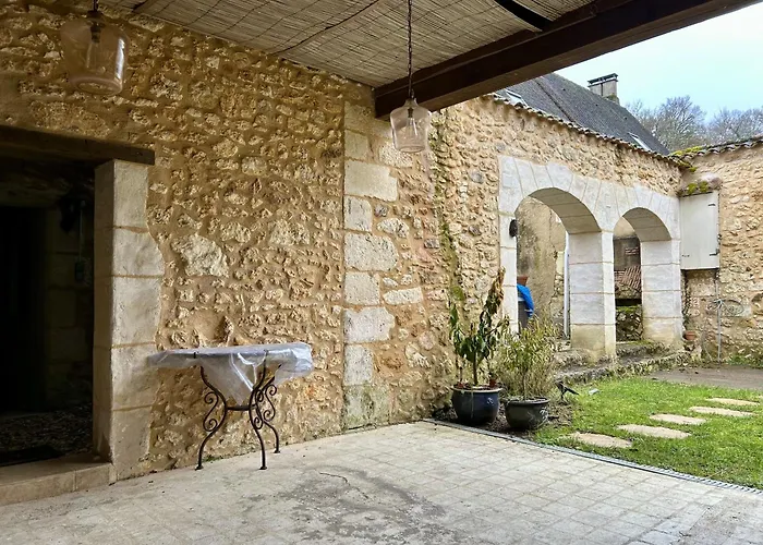 Feriehus Maison En Pierre Dans Un Petit Village De Dordogne Saint-Georges-de-Monclard